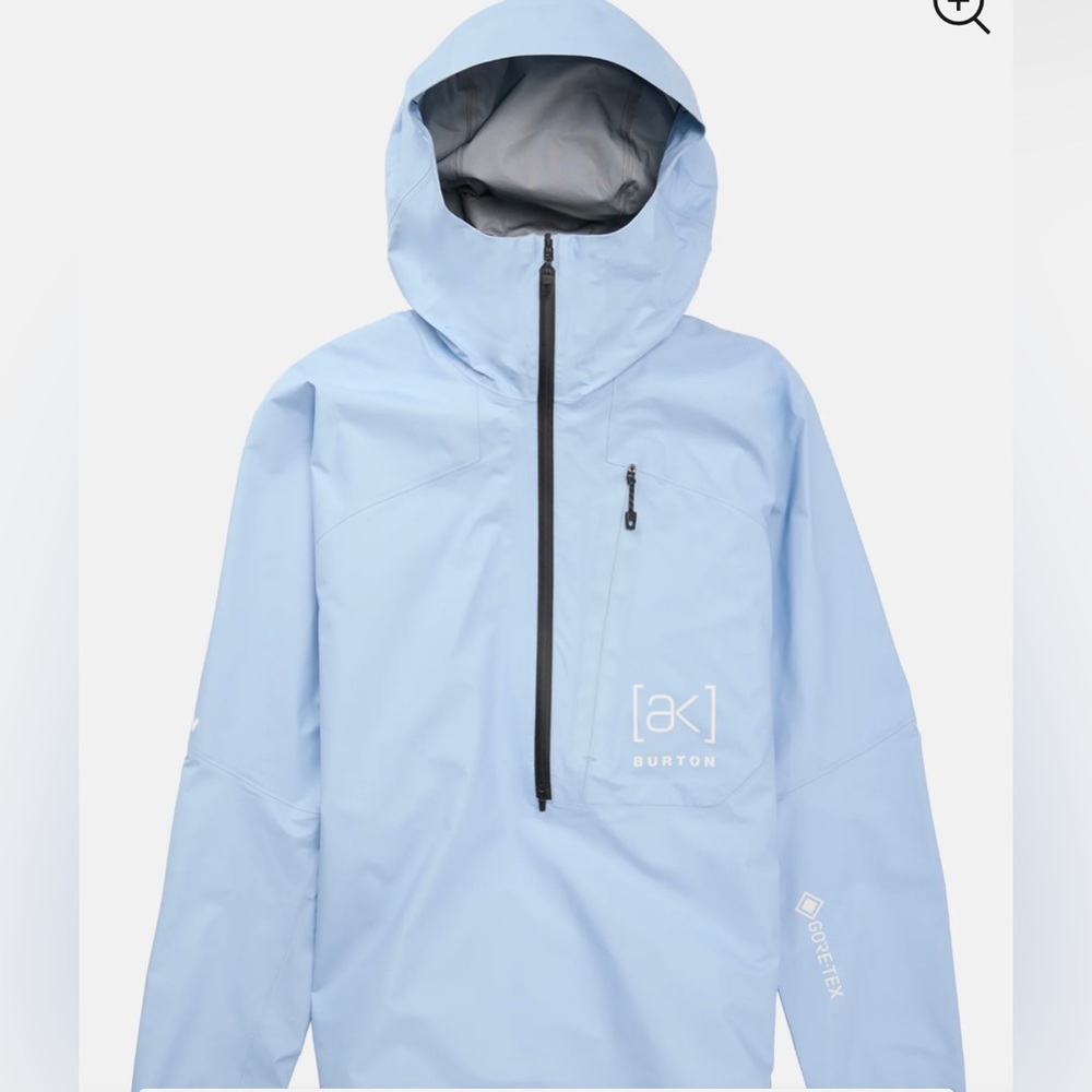 Burton Womens Goretex AK Anorak in Ballad Blue size small